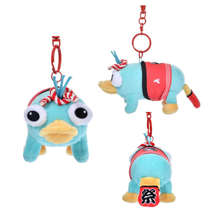 🇯🇵DisneyStore Mickey Donald Goofy Max Stitch Perry MATSURI STYLE 鎖匙扣