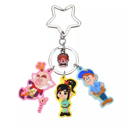 🇯🇵DisneyStore Pooh Alice Vanellope UP Fes 鎖匙扣