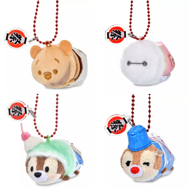 🇯🇵DisneyStore Pooh Baymax Chip and Dale Japanese Matsuri Food TSUM TSUM