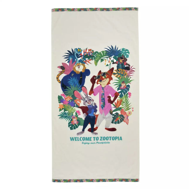 🇯🇵DisneyStore TROPICAL ZOOTOPIA 浴巾