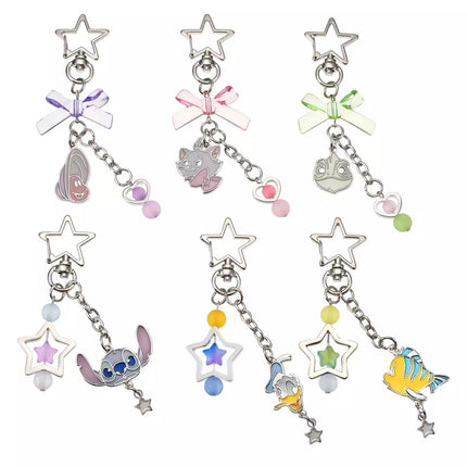 🇯🇵DisneyStore Donald Angel Flounder Pascal Marie Cat 生蠔BB 鎖匙扣盲盒