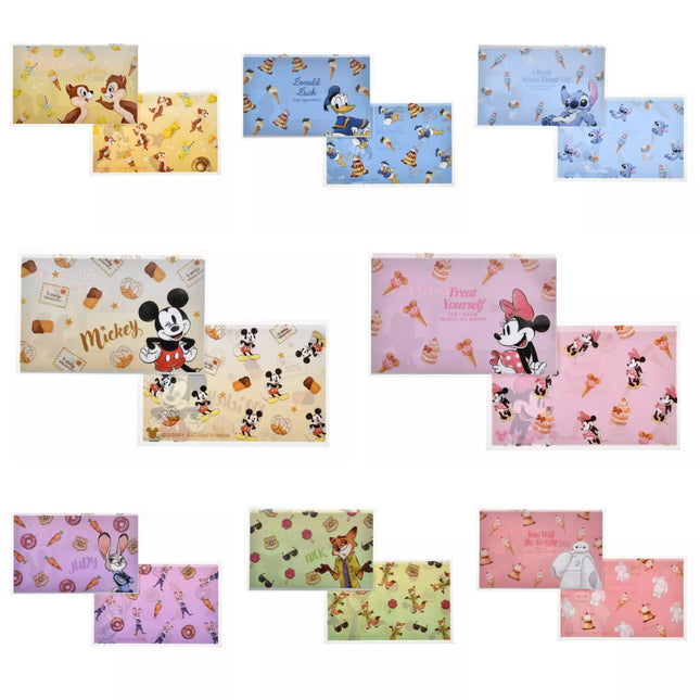 🇯🇵DisneyStore Mickey Minnie Donald Chip and Dale Stitch Judy Nick Baymax 卡套