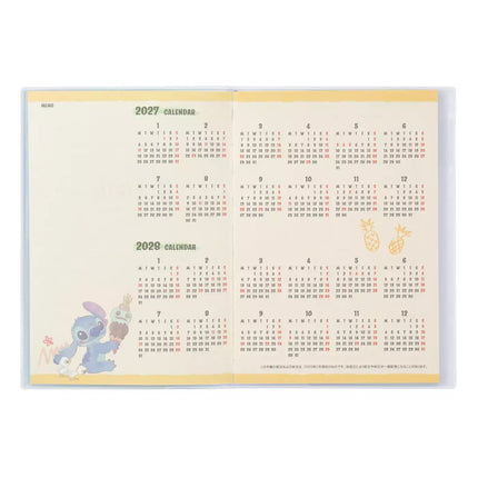 🇯🇵DisneyStore Stitch B6 Schedule Book