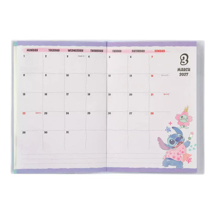🇯🇵DisneyStore Stitch B6 Schedule Book