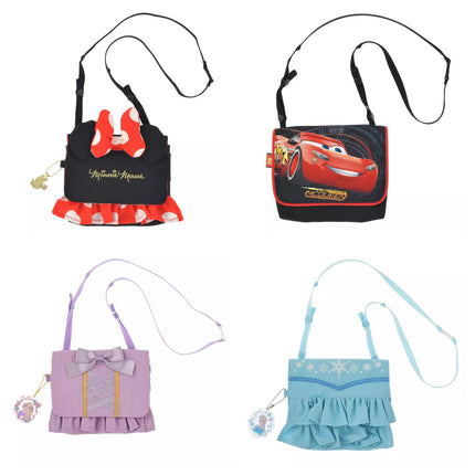🇯🇵DisneyStore Minnie Rapunzel Elsa Lightning McQueen 兒童斜孭袋