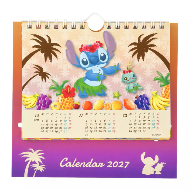 🇯🇵DisneyStore Stitch 坐枱月曆