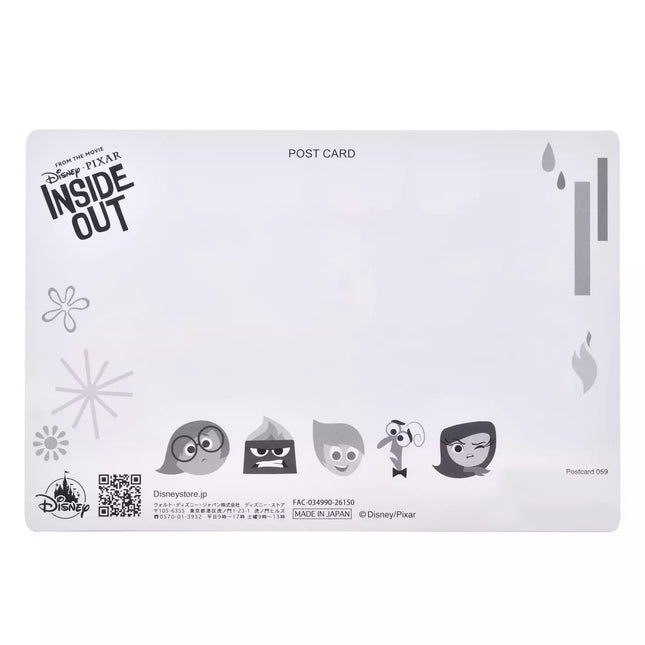 🇯🇵DisneyStore Inside Out Lenticular Postcard