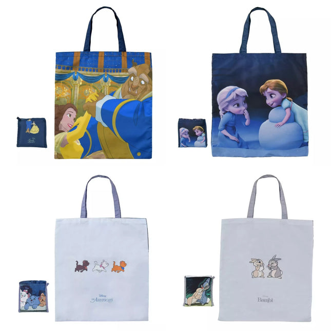 🇯🇵DisneyStore Beauty and the Beast Frozen Marie Cat Miss Bunny 環保袋
