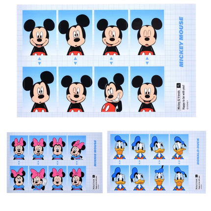 🇯🇵DisneyStore Mickey Minnie Donald 貼紙