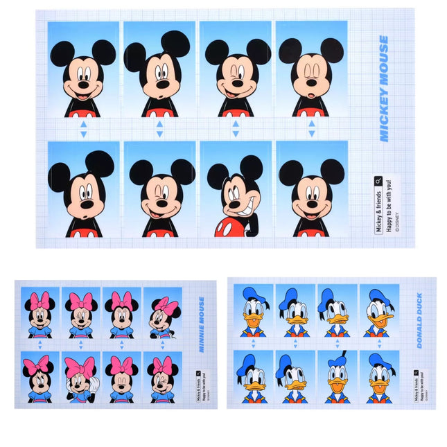 🇯🇵DisneyStore Mickey Minnie Donald 貼紙