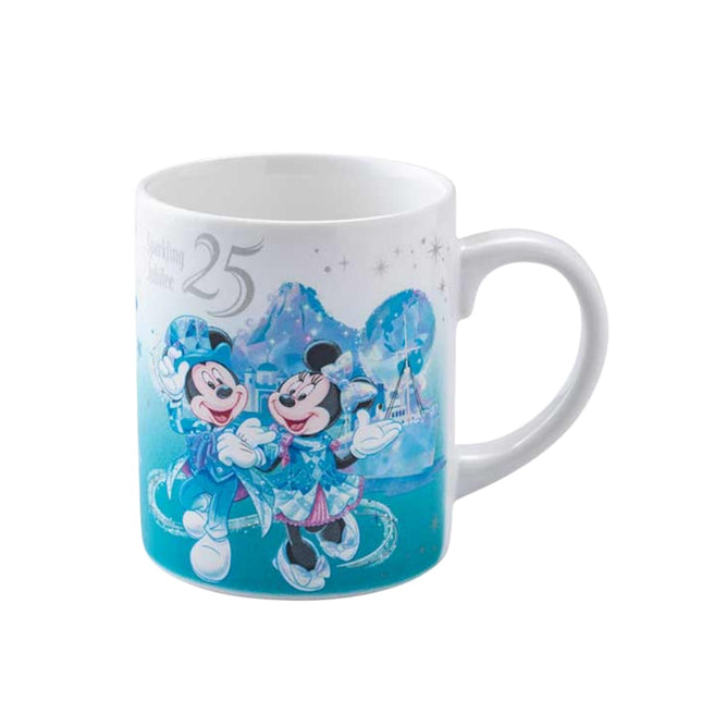 🏰東京迪士尼海洋 25th Sparkling Jubilee Mickey and Friends 陶瓷杯