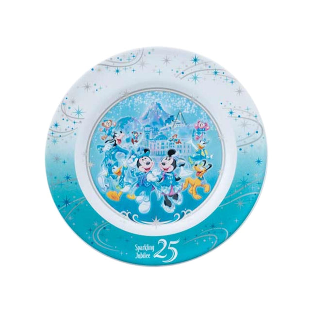 🏰東京迪士尼海洋 25th Sparkling Jubilee Mickey and Friends 陶瓷碟