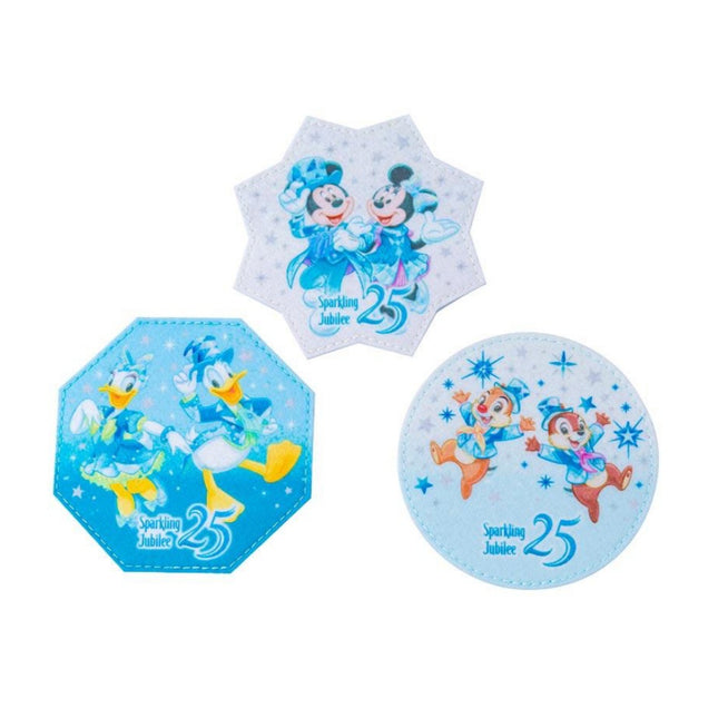 🏰東京迪士尼海洋 25th Sparkling Jubilee Mickey and Friends 杯墊