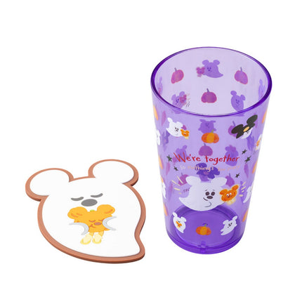 🏰東京迪士尼 Halloween 幽靈 Mickey 杯+杯墊