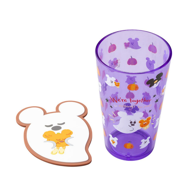 🏰東京迪士尼 Halloween 幽靈 Mickey 杯+杯墊