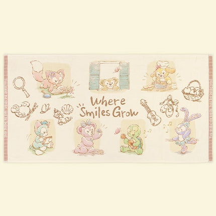 🏰東京迪士尼海洋 Where Smiles Grow Duffy and friends 浴巾