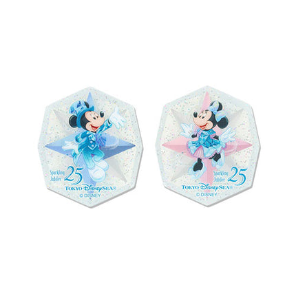🏰東京迪士尼海洋 25th Sparkling Jubilee Mickey Minnie 貼紙
