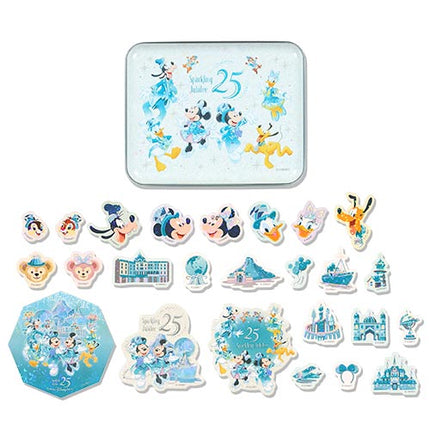 🏰東京迪士尼海洋 25th Sparkling Jubilee Mickey and Friends 貼紙套裝