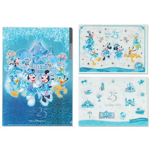 🏰東京迪士尼海洋 25th Sparkling Jubilee Mickey and Friends File套裝