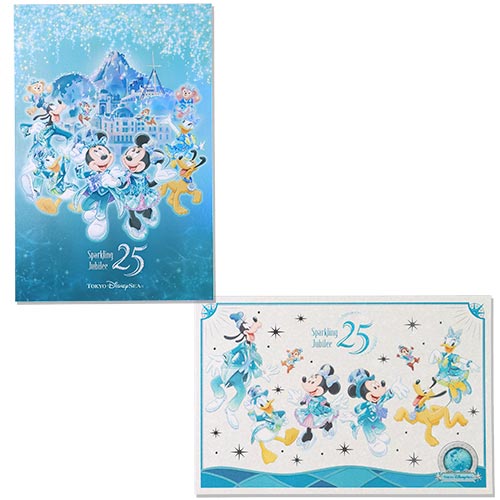 🏰東京迪士尼海洋 25th Sparkling Jubilee Mickey and Friends PostCard