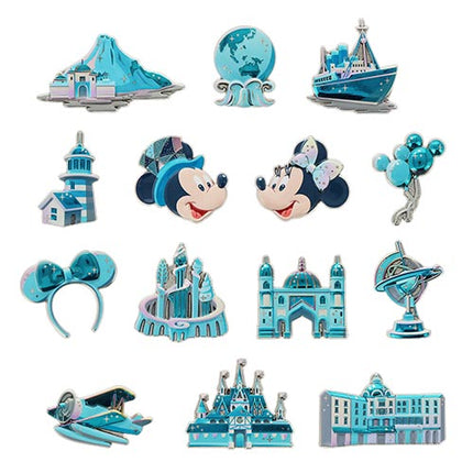 🏰東京迪士尼海洋 25th Sparkling Jubilee Mickey and Friends Pin盲盒
