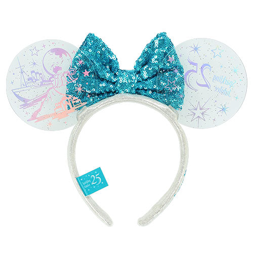 🏰東京迪士尼海洋 25th Sparkling Jubilee Minnie 頭箍