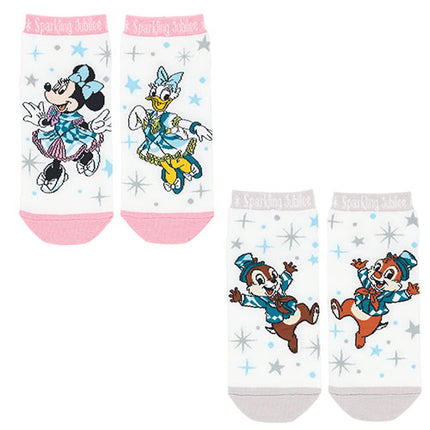 🏰東京迪士尼海洋 25th Sparkling Jubilee Mickey and Friends 襪套裝