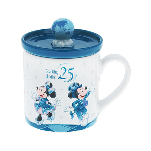 🏰東京迪士尼海洋 25th Sparkling Jubilee Mickey and Friends 陶瓷杯