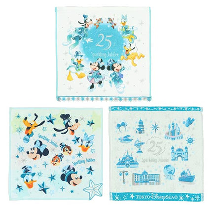 🏰東京迪士尼海洋 25th Sparkling Jubilee Mickey and Friends 手巾套裝