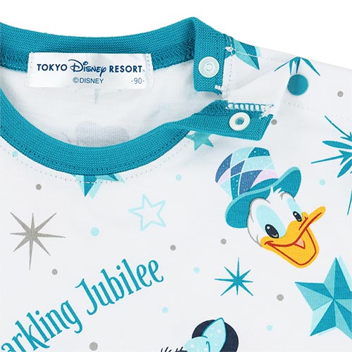 🏰東京迪士尼海洋 25th Sparkling Jubilee Mickey and Friends BB T-shirt
