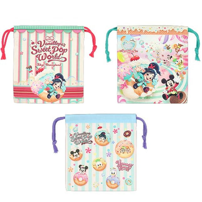 🏰東京迪士尼 Vanellope's Sweet Pop World 束繩袋套裝