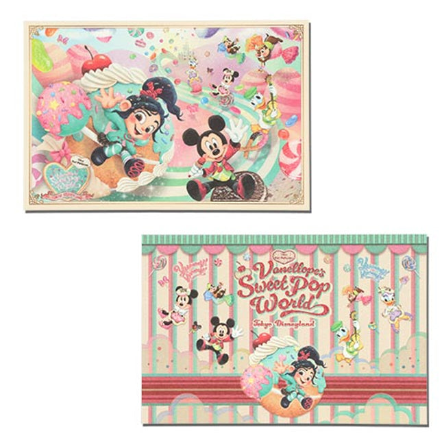 🏰東京迪士尼 Vanellope's Sweet Pop World PostCard