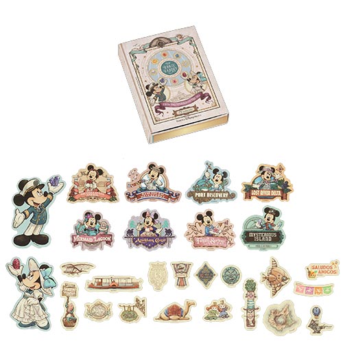 🏰東京迪士尼海洋 25th The Jubilee Journey Mickey Minnie 貼紙套裝