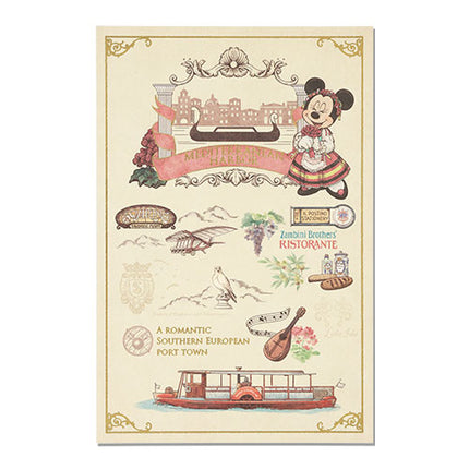 🏰東京迪士尼海洋 25th The Jubilee Journey Mickey Minnie Postcard