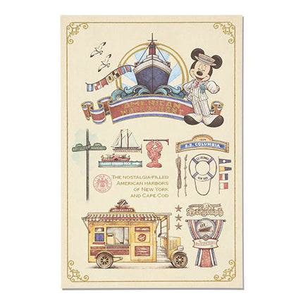 🏰東京迪士尼海洋 25th The Jubilee Journey Mickey Minnie Postcard