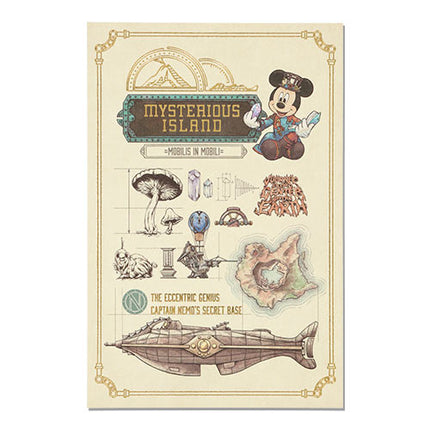 🏰東京迪士尼海洋 25th The Jubilee Journey Mickey Minnie Postcard