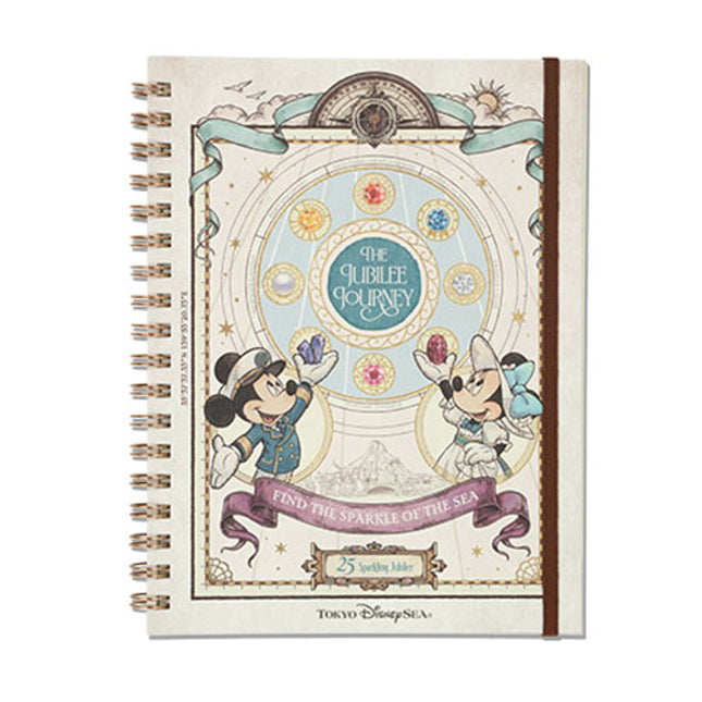 🏰東京迪士尼海洋 25th The Jubilee Journey Mickey Minnie 筆記簿