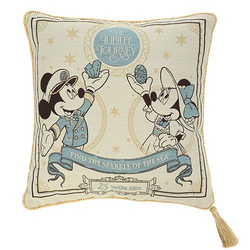 🏰東京迪士尼海洋 25th The Jubilee Journey Mickey Minnie Cushion