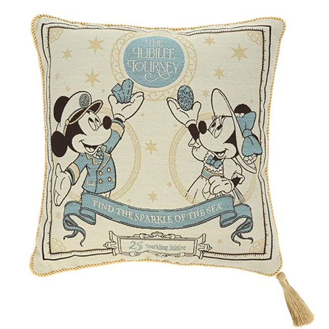 🏰東京迪士尼海洋 25th The Jubilee Journey Mickey Minnie Cushion