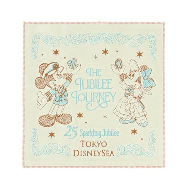 🏰東京迪士尼海洋 25th The Jubilee Journey Mickey Minnie 手巾