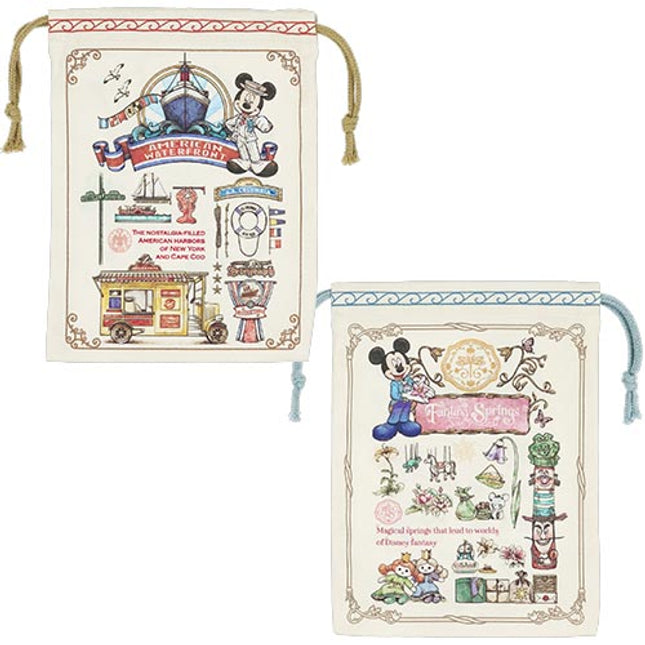 🏰東京迪士尼海洋 25th The Jubilee Journey Mickey 束繩袋套裝