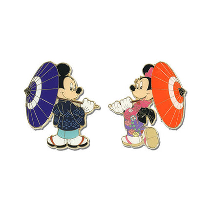🏰東京迪士尼 Mickey Minnie 和服 Pin