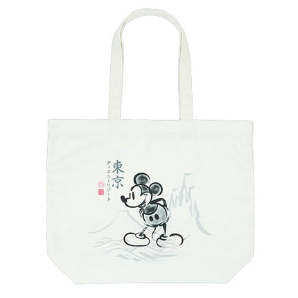 🏰東京迪士尼 Mickey 水墨畫 帆布袋