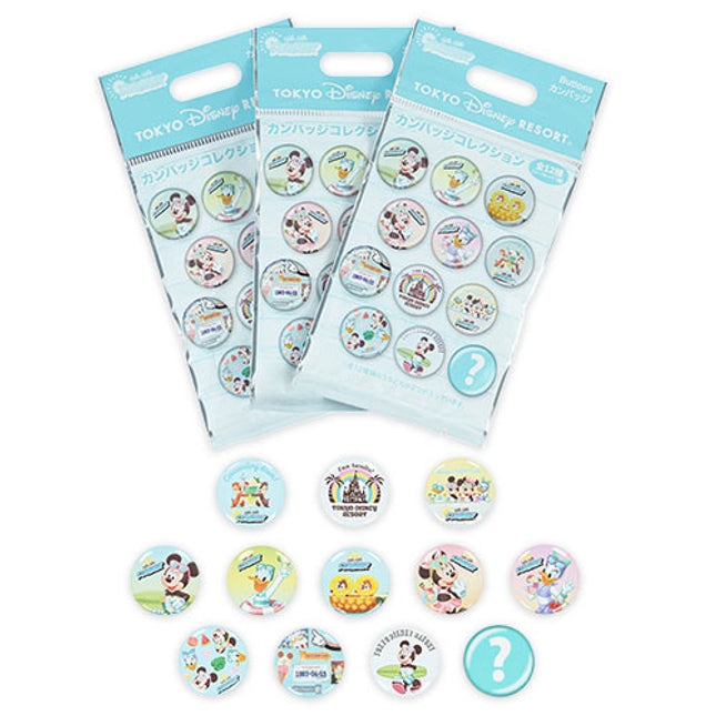 🏰東京迪士尼 Mickey and Friends Hello Hello Summer! Badge 盲盒