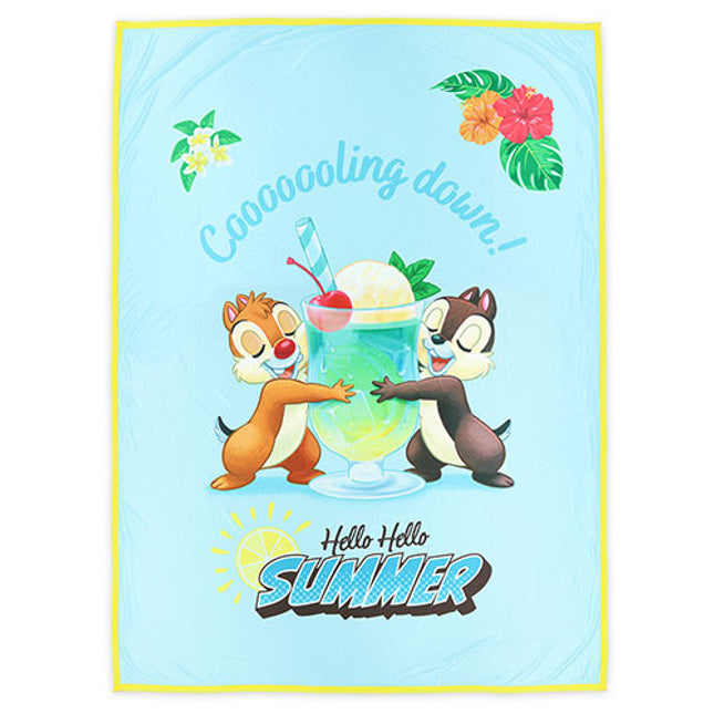 🏰東京迪士尼 Chip and Dale Hello Hello Summer! 薄毯