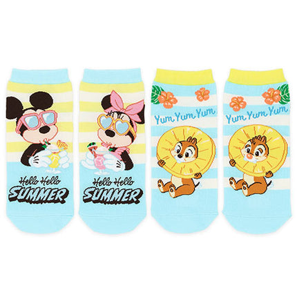 🏰東京迪士尼 Mickey Minnie Chip and Dale Hello Hello Summer! 襪套裝
