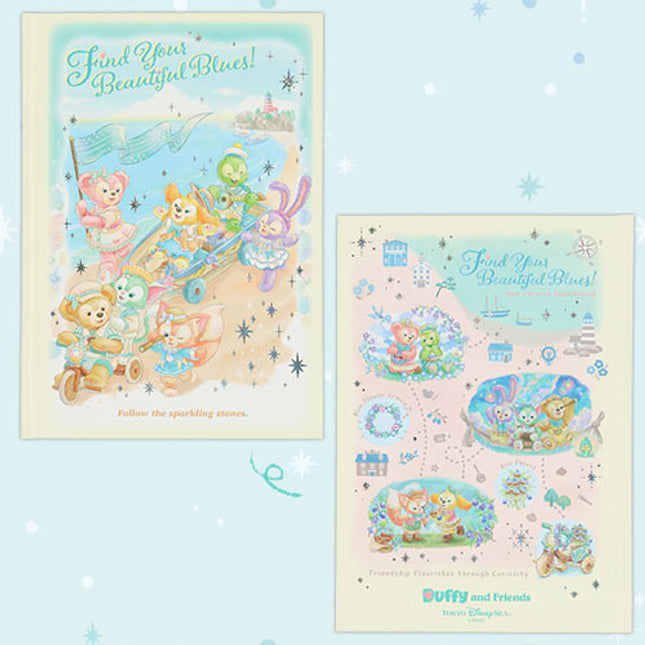 🏰東京迪士尼海洋 Find Your Beautiful Blues! Duffy and Friends 筆記簿
