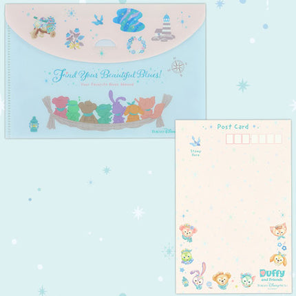 🏰東京迪士尼海洋 Find Your Beautiful Blues! Duffy and Friends PostCard