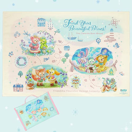 🏰東京迪士尼海洋 Find Your Beautiful Blues! Duffy and Friends 野餐墊