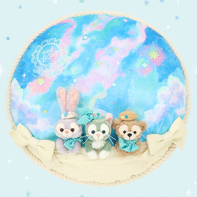 🏰東京迪士尼海洋 Find Your Beautiful Blues! Duffy and Friends Cushion